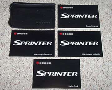 2003 Dodge Sprinter Owner's Operator Manual User Guide Set 2003 Dodge Sprinter Owner's Operator Manual User Guide Set
