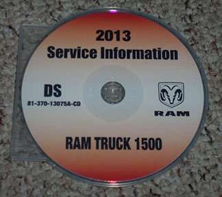 2013 Dodge Ram Truck 1500 Shop Service Repair Manual CD 2013 Dodge Ram Truck 1500 Shop Service Repair Manual CD