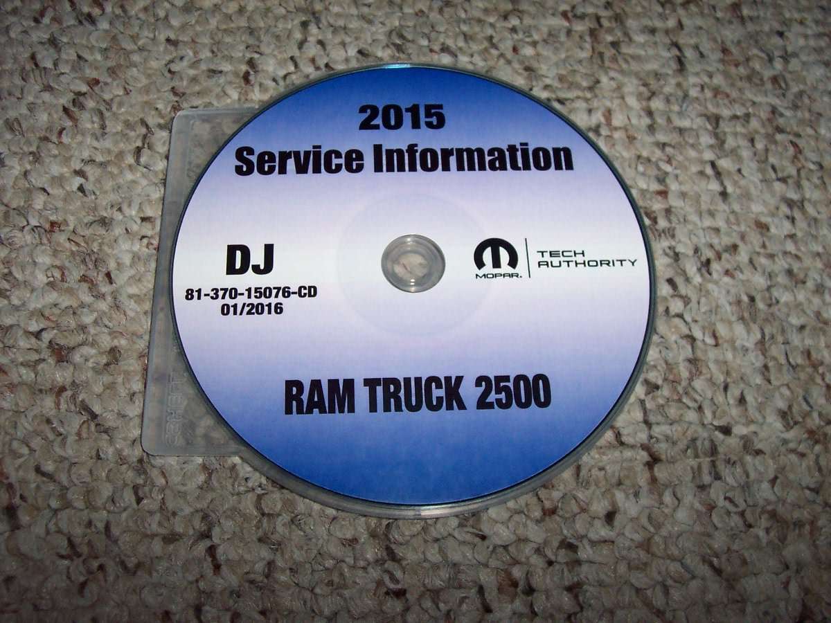 2015 Dodge Ram Truck 2500 Shop Service Repair Manual CD 2015 Dodge Ram Truck 2500 Shop Service Repair Manual CD